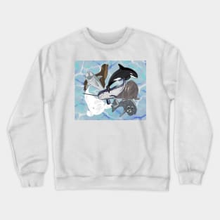 Marine Mammals Crewneck Sweatshirt